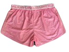 Under Armour Girls Play Up Twitch Short All Over Logo In Pink Size Xs