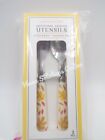 Pottery Barn Kids Autumn Autumnal Fall Leaves Thanksgiving Fork Spoon 2pc 9999g