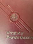 Vintage 1950 Garfield High School Yearbook Akron Ohio Prexy Portraits 50s