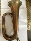 Vintage Copper Brass Military Style Bugle Horn Instrument