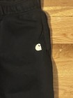 Carhartt Boys M  8-10  Black Fleece Jogger Pants Relaxed Fit Pockets Bn5510-w