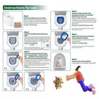 Cat Toilet Training Kit Reusable Puppy Kitty Litter Box Mat Cleaning Accessories