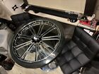 Harley Davidson Wheel Glass Table  Handmade By Me