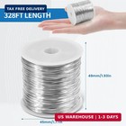 26 Gauge Wire For Jewelry Making - 328ft Tarnish Resistant Copper Wire  0 4mm X