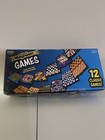 Gamie Magnetic Board Travel Games For Kids  Set Includes 12 Retro Fun Games  a 
