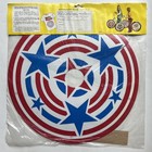 Vintage Wacky Wheels Bicycle Reflective Inserts Patriotic Red White Blue Nos