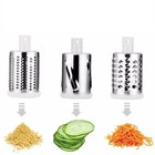 3-in-1 Rotary Food Vegetable Nuts Cheese Fruit Slicer Shredder Cutter Grater