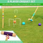 Player Croquet Set For Adults    - Modern Wood Design