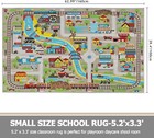 Kids Rug For Playroom 3 3  X 5 2  Educational Learning Kid Play Area Rug