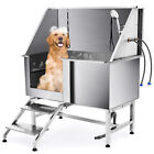 Co-z 50  Pet Grooming Bath Tub Cat Dog Shower Wash Station 304 Stainless Steel