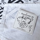 Primitives By Kathy Dish Towel White Cotton Wine Winter Christmas 27 5  Square