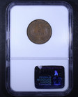 1864 Two Cent Piece  large Motto  - 2c Ngc Ms62 Bn - Brown