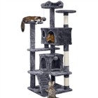 54in Cat Tree Tower Condo With Scratching Post For Kittens Pet House Furniture