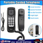 Home Office Corded Telephone Wall Desktop Landline Handset Basic Phone New