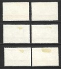 Saudi Arabia Scott  363-368 Burnt Algerian Library Issue Vf Mint Hinged 