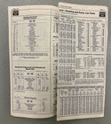 1- Vintage Burlington  Route - C b Q Railroad May-oct  1963 Train Timetable