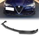 9pcs Front Bumper Lip Side Skirt Diffuser For Alfa Romeo Giulia 2017-2021 Carbon