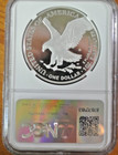 2024 S Silver American Eagle Ngc Pf70 Ultra Cameo Golden Gate Label