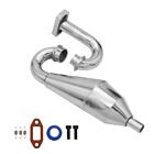 Rc 1 5 23-36cc Aluminum Tuned Exhaust Pipe Fits Hpi Rovan Baja 5b 5t 5sc Buggy