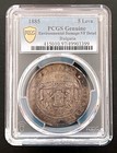 1885 Bulgaria 5 Leva   Pcgs Vf Details   Nice Silver Coin          1887     60-3