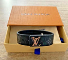 New Louis Vuitton Lv Slim Bracelet M435 Size 21 Adjustable Brand New W Box