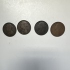 Vintage Great Britain england Coin Lot  1891-1904 Penny  Halfpenny  Shilling 