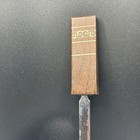 Vintage Wood Handle Letter Opener Metal Blade Inlay Decorative Desk Paper Knife
