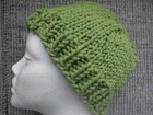 Canadian 100  Wool Hand Knit Basic Beanie -  6 Color Choices - Super Wool - Osfm