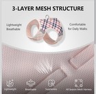 Dog Harness Cat Puppy Vest For Small Sized Petcheckered Beige L Neck 14 4   17 5