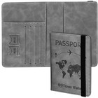 Rfid Passport Holder Travel Wallet Organizer Credit Card Case Pu Leather New