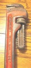 Vintage 14    Ridgid Pipe Wrench Ridge Tool Co Elyria Ohio Usa Made Tool 