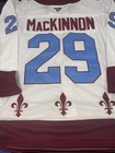 Nathan Mackinnon Quebec Nordiques   Colorado Avalanche Throwback Retro Jersey