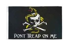 Don t Tread On Me Pirate 3x5ft Poly Pirate Flag Gadsden Pirate Ship Flag
