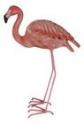 27  Tall Realistic Zen Graceful Tropical Pink Flamingo Standing In Repose Statue