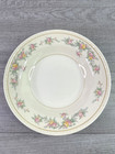 Set Of 8 Vintage Homer Laughlin Georgian Eggshell Floral Wide Rimmed Soup Bowls