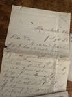 Lot Of 3 Handwritten Letters From 1892 And 1893