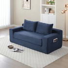 2 In1 Convertible Folding Couch Bed floor Lounge Sofa Memory Foam Cloud Loveseat