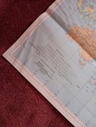 Vintage 1989 Hammond  Superior Map Of The World International 38  X 25 