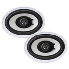 Pyle Pair 6x9  White Waterproof 2-way Boat Marine Audio Outdoor Stereo Speakers