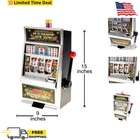 Slot Machine - Las Vegas Game With Casino Sounds  Flashing Lights  And Chrome Tr