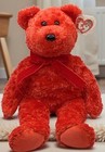Sizzle Deep Red Ty Beanie Baby And Buddy Set