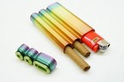 Rainbow Waterproof Cigarette Case With Lighter Holder And Dry Storage Box