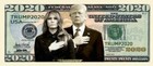     Pack Of 25 Melania Donald Trump Presidential 2020 Dollars Novelty Maga Money    