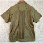 Guayaberas Yucatecas Men s Shirt Xl Olive Green Embroidered Short Sleeve Mexican