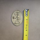 Vintage Cast Iron Fire Plaque Insurance With Fireman