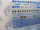 Nypd Communications Division 1 64 Water Slide Decal Set Fits Gl Delivery Van