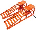 12000lb 2pcs Portable Hydraulic Car truck Ramps Lifts  Height Adjust 9 8 -15 