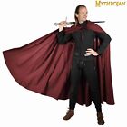 Medieval Hooded Cloak Cosplay Cape With Hood Unisex Cotton Canvas Costume