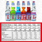 Shirakiku Ramune Japanese Soda Variety Pack   Japanese Marble Soda In Multiple F