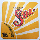 Cerveza Sol Beer Coasters 4  X 4  Lot Of 10